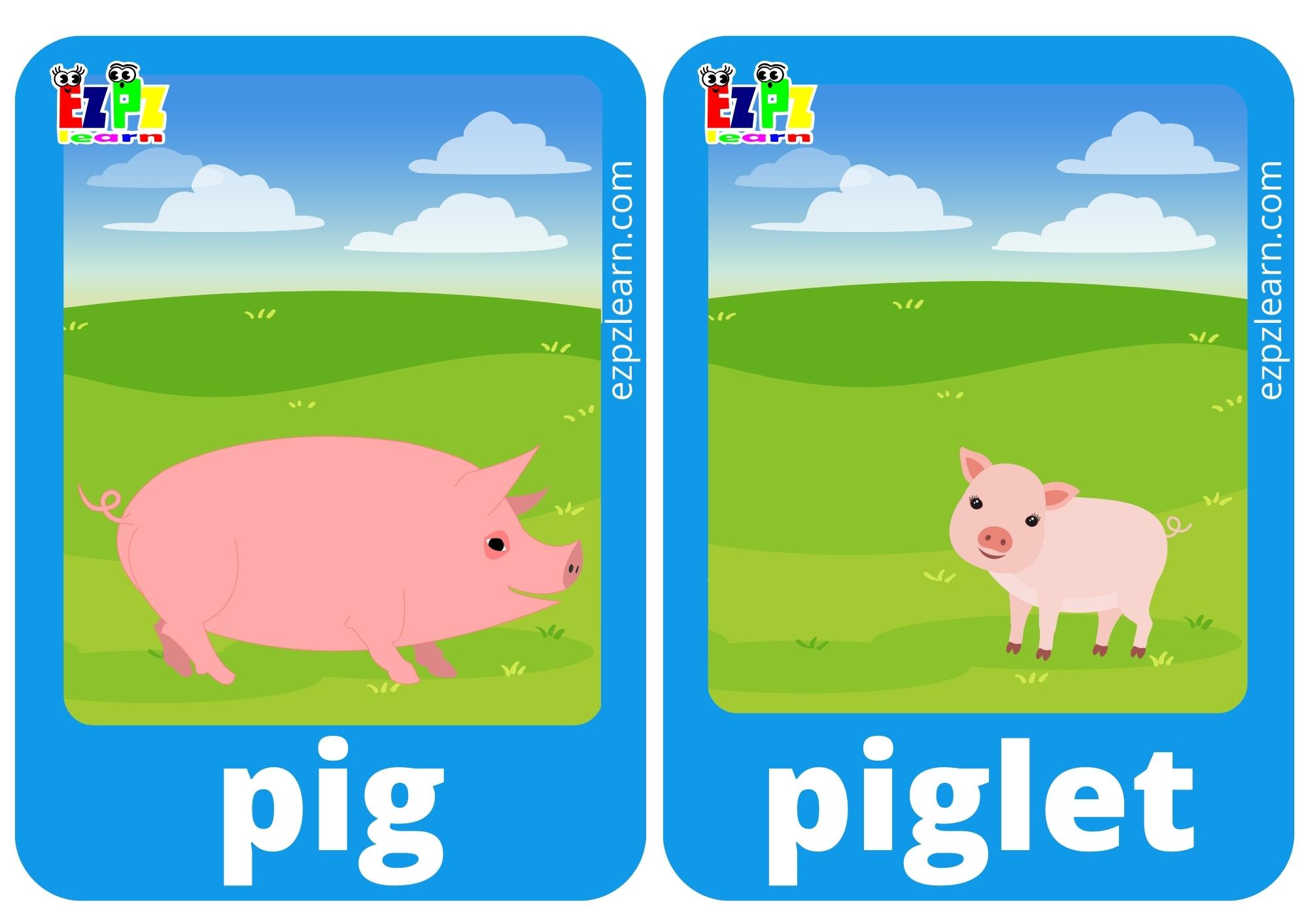 pig and piglet
